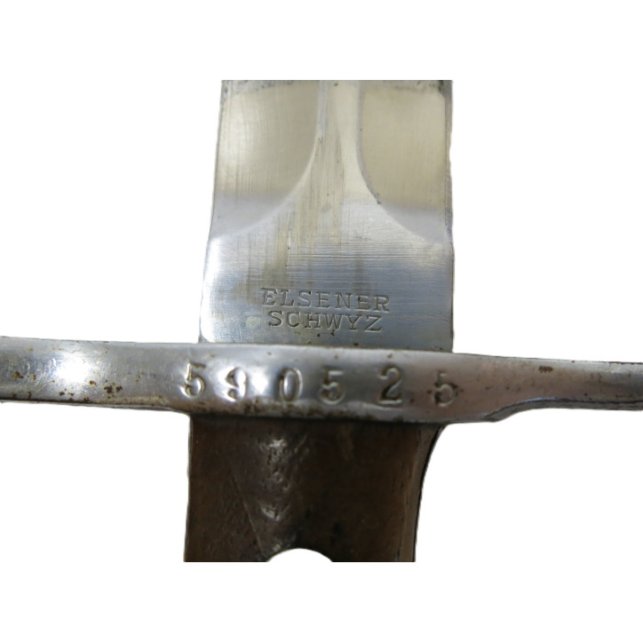Baïonnette fusil Suisse K31 avec fourreau  ref 247