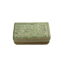 Boite de 50 cartouches 7.65 long 1943   categorie B