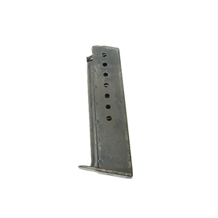 Chargeur neutralisé  pistolet P38 39/45 waffenamt 135   ref 100