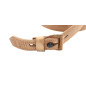 Bretelle de fusil Mauser G41 et G43 en cuir naturel quadrillé