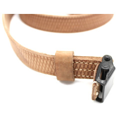 Bretelle de fusil Mauser G41 et G43 en cuir naturel quadrillé