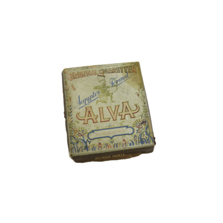 Paquet de cigarettes Alva  originales Allemande 39/45   ref 448   box  53