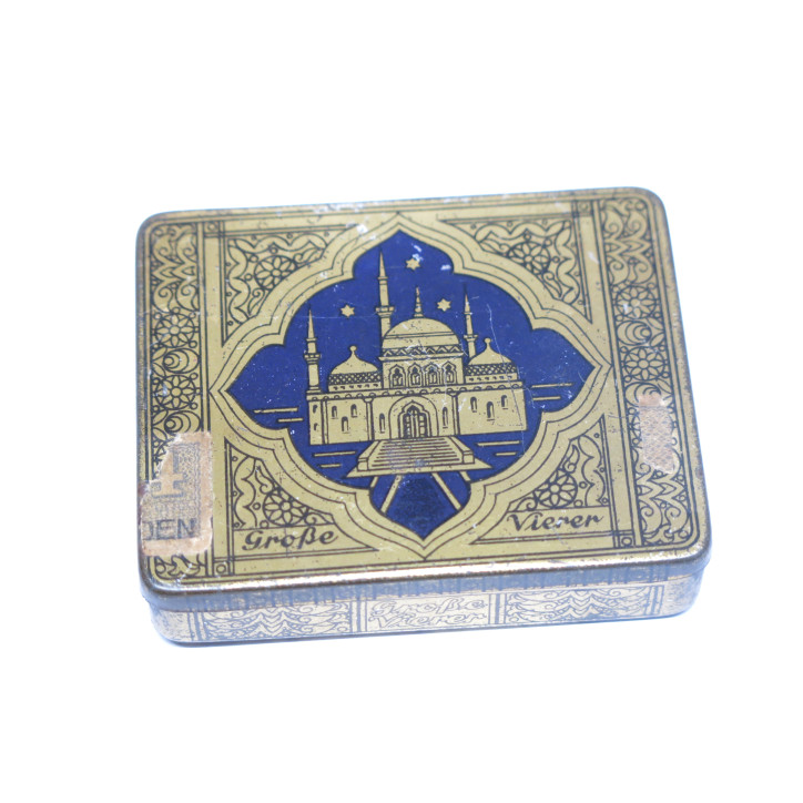 Paquet de cigarettes Grosse Vierer  originales Allemande 39/45   ref 458   box  53