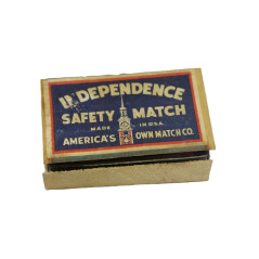 Boite d'allumettes pleine US Independence ref 480 box 53