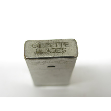 Petite boite metal lame de rasoir Gillette ref 100          box 53