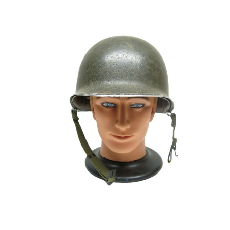 Casque complet  US army original 1944  ref 369