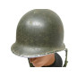 Casque complet  US army original 1944  ref 369