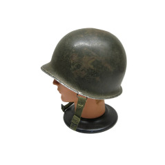 Casque complet  US army original 1944  ref 369