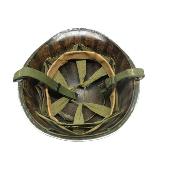 Casque complet  US army original 1944  ref 369