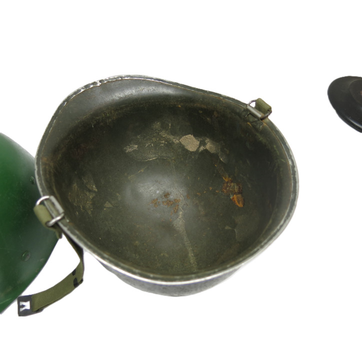 Casque complet  US army original 1944  ref 369