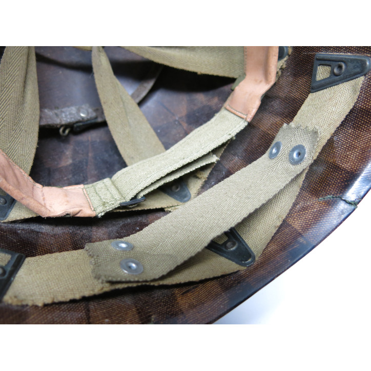 Casque complet  US army original 1944  ref 369
