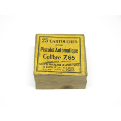 Boite de 25 cartouches 7.65 SFM  ref 753    categorie B  non ouverte     box 237