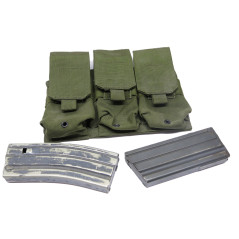 Porte chargeur tactical  cordura vert pour FAMAS ou M16 et autres  ref 423    box 250