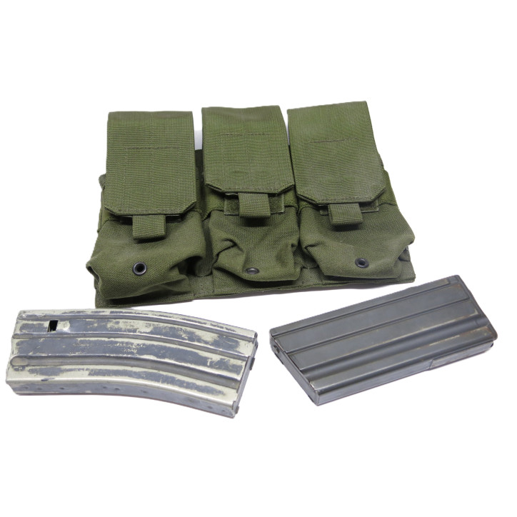 Porte chargeur tactical  cordura vert pour FAMAS ou M16 et autres  ref 423    box 250