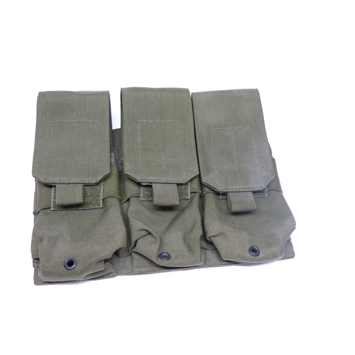 Porte chargeur tactical  cordura vert pour FAMAS ou M16 et autres  ref 423    box 250