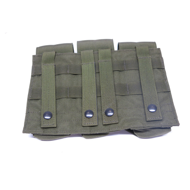 Porte chargeur tactical  cordura vert pour FAMAS ou M16 et autres  ref 423    box 250
