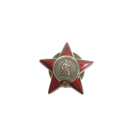 Ordre de l’étoile rouge argent  Russe original ww2  numéroté ref 478