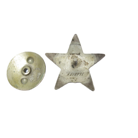 Ordre de l’étoile rouge argent  Russe original ww2  numéroté ref 478