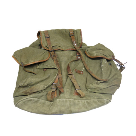 Sac a dos armée Française Indochine Algérie fabrication Besson  ref 698