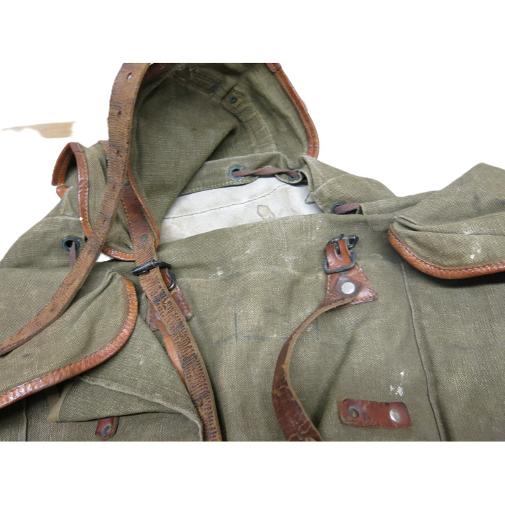 Sac a dos armée Française Indochine Algérie fabrication Besson  ref 698