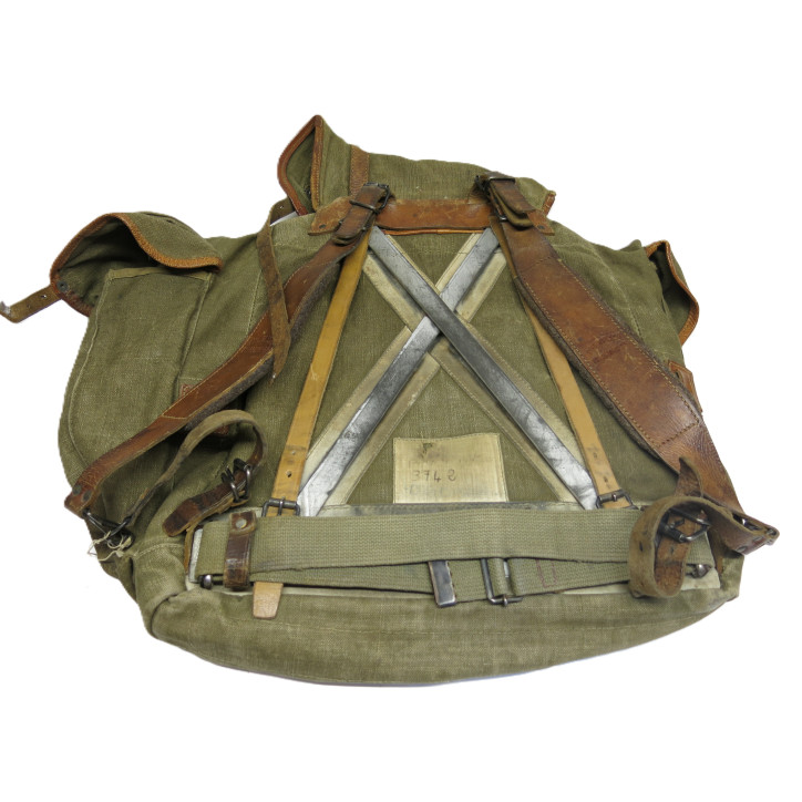 Sac a dos armée Française Indochine Algérie fabrication Besson  ref 698