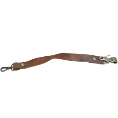 Bélière porte sabre officier cuir marron  ref 15