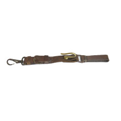 Bélière porte sabre officier cuir marron  ref 60