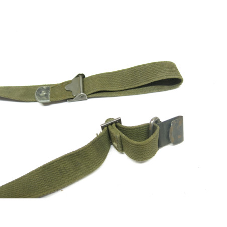 Bretelle toile originale fusil Garand M1 usagée terrain ref 600