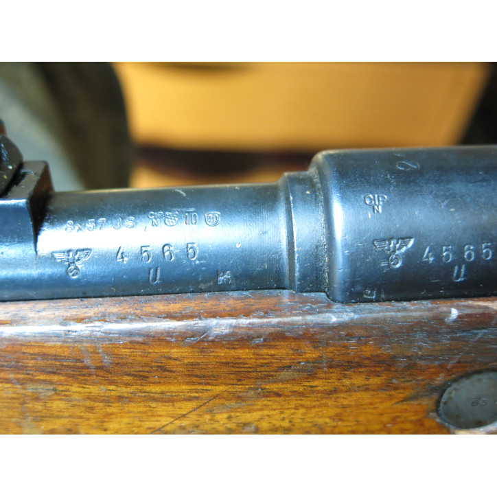beau fusil mauser 98K 1939 code 243  numero  4565