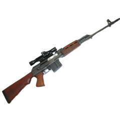 Fusil Zastava M 76 en calibre 8 x 57 avec lunette originale