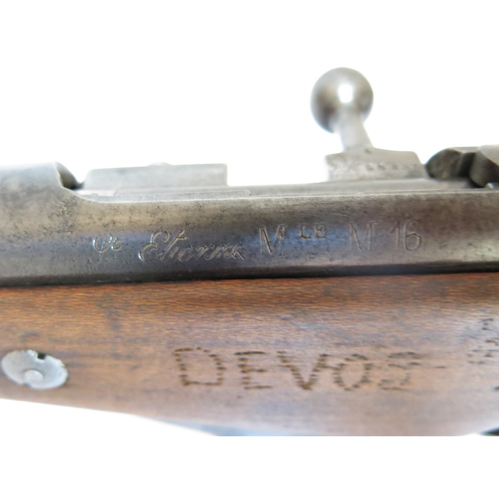 Fusil Berthier Mod  1916 St Étienne   en calibre d’origine 8 mm Lebel  numero  56837