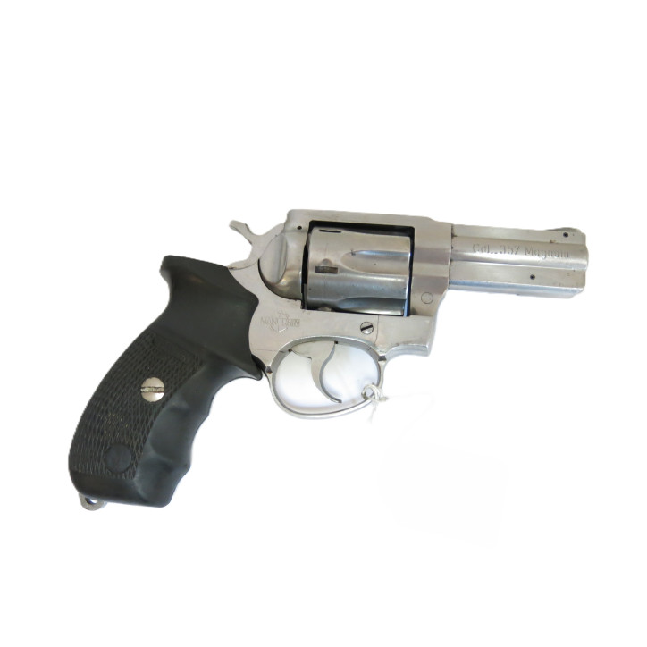 Revolver MANURHIN POLICE X1 inox canon de 3", calibre 357 Mag  categorie B