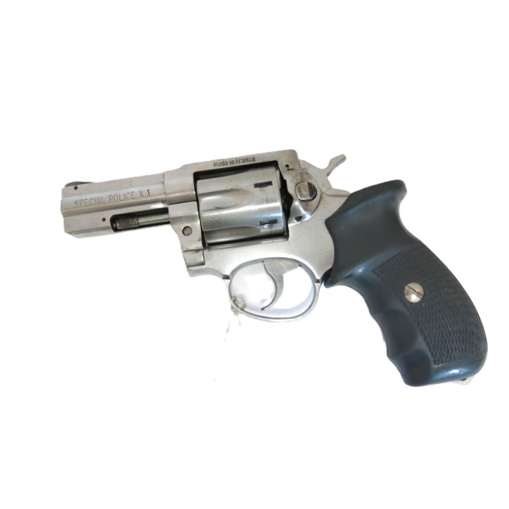 Revolver MANURHIN POLICE X1 inox canon de 3", calibre 357 Mag  categorie B