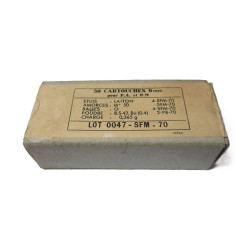 Boite de 50 cartouches calibre 9 Para SFM 1970   categorie B