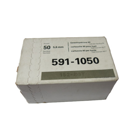 Boite de 50 cartouches 5.56 Suisse  categorie B