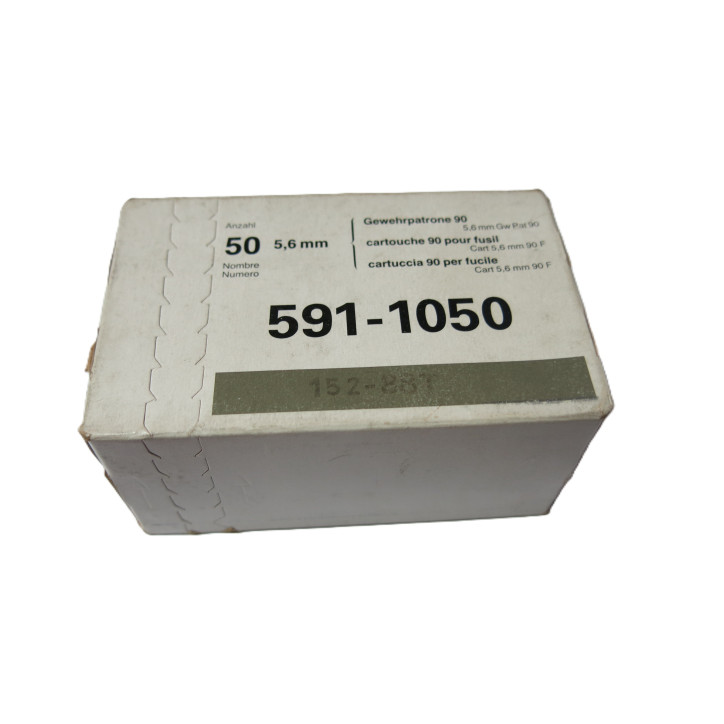 Boite de 50 cartouches 5.56 Suisse  categorie B