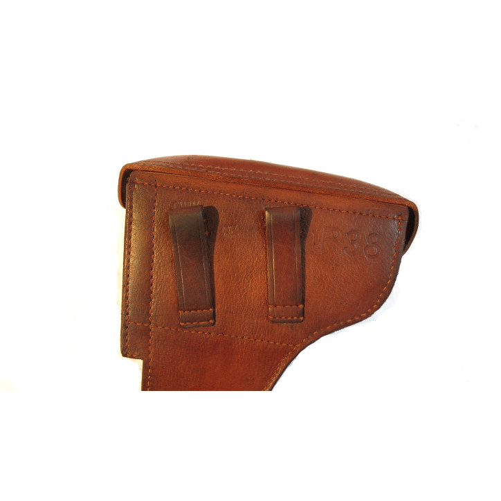 Etui P38 type 1° modèle cuir couleur fauve 