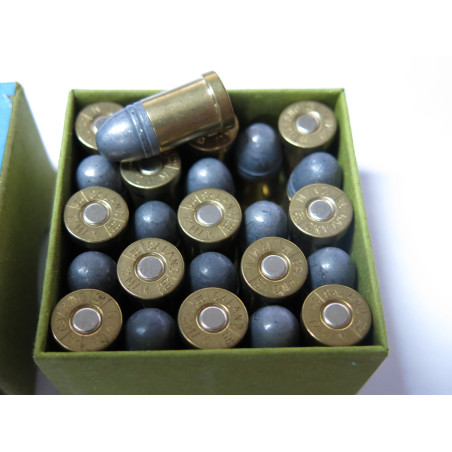 Boite carton de 25 cartouches revolver 12 mm Perrin Galand  poudre noire  ref 80   categorie B