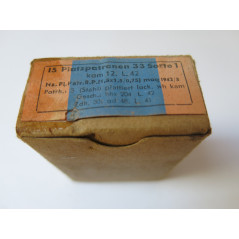 Boite pleine 7.92 Mauser balle bois Kam 12 L 42         categorie c