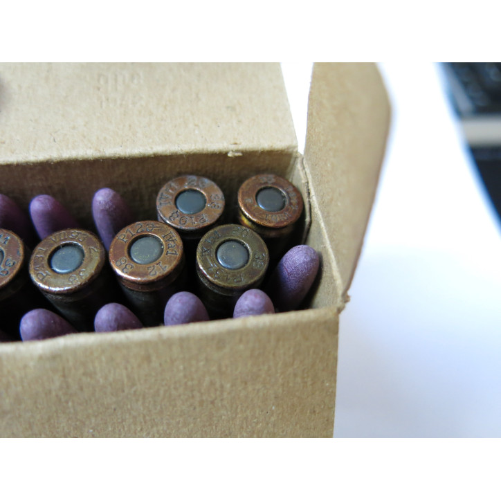Boite pleine 7.92 Mauser balle bois Kam 12 L 42         categorie c