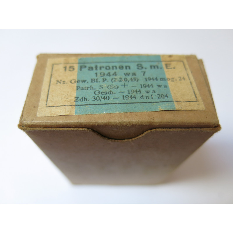 Boite pleine 7.92 Mauser SME 1944   Wa 7       categorie C