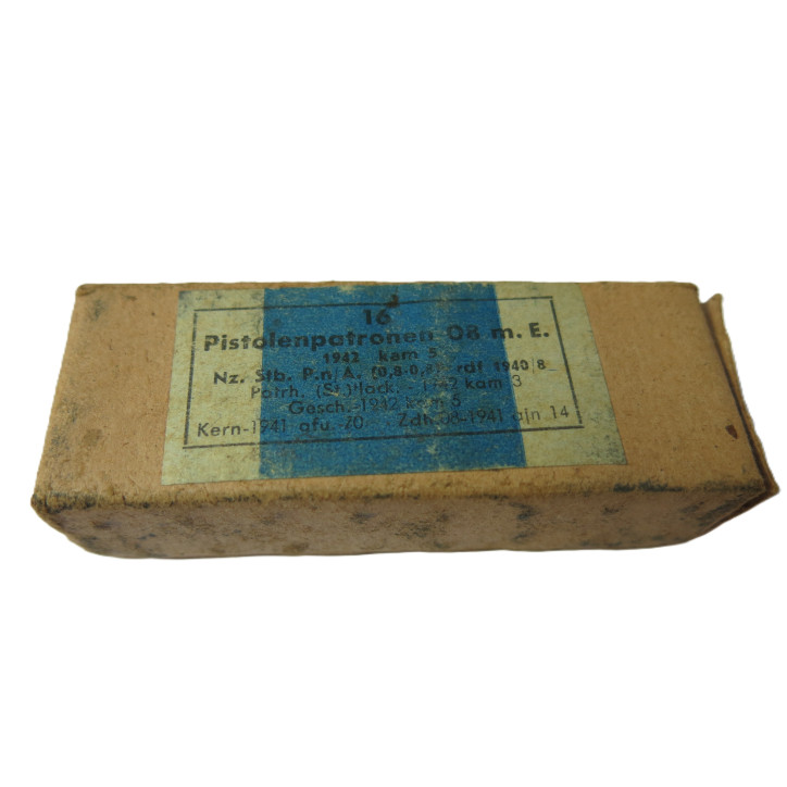 Boite de 16 cartouches 9 para Luger 1941 emp  categorie B ref  26