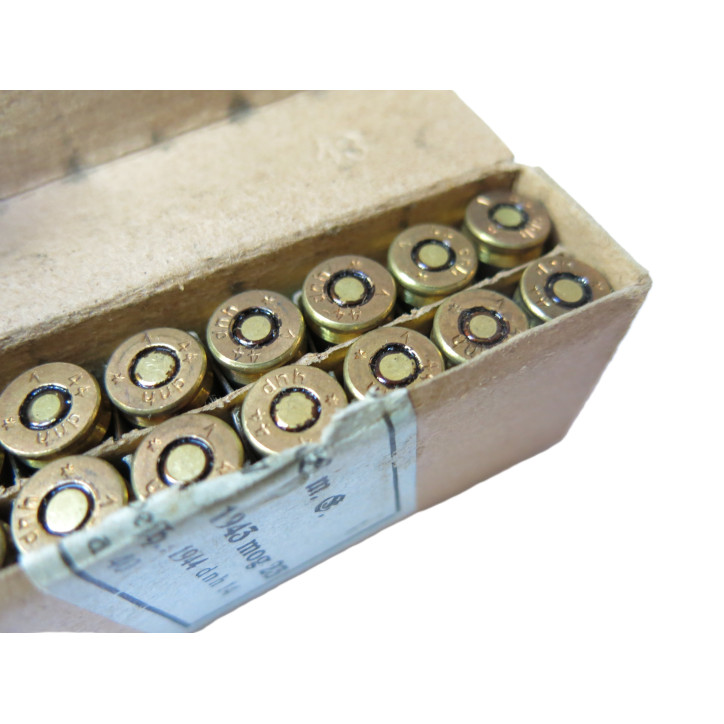 Boite de 16 cartouches 9 para Luger 1944 dnh catégorie B Boite de 16 cartouches 9 para Luger 1944 dnh catégorie B