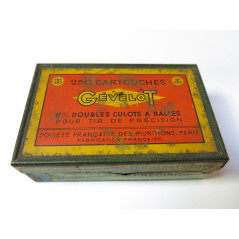 Boite de 250 cartouches calibre 22 double culot de precision GEVELOT  categorie C