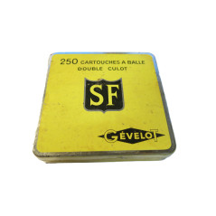 BOITE DE 250 CARTOUCHES 22 DOUBLE CULOT Gevelot    categorie C