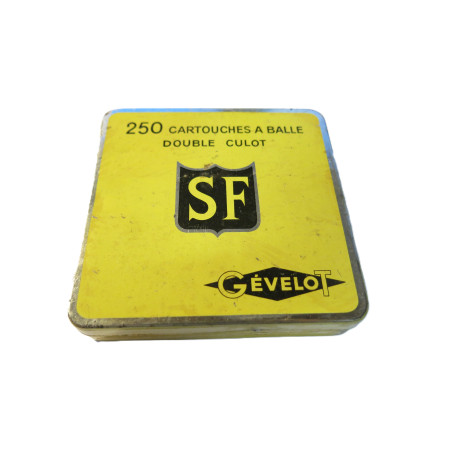 BOITE DE 250 CARTOUCHES 22 DOUBLE CULOT Gevelot    categorie C