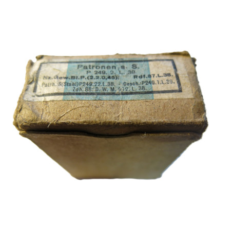 Boite pleine 7.92 Mauser sS P249 2 L 39        categorie C