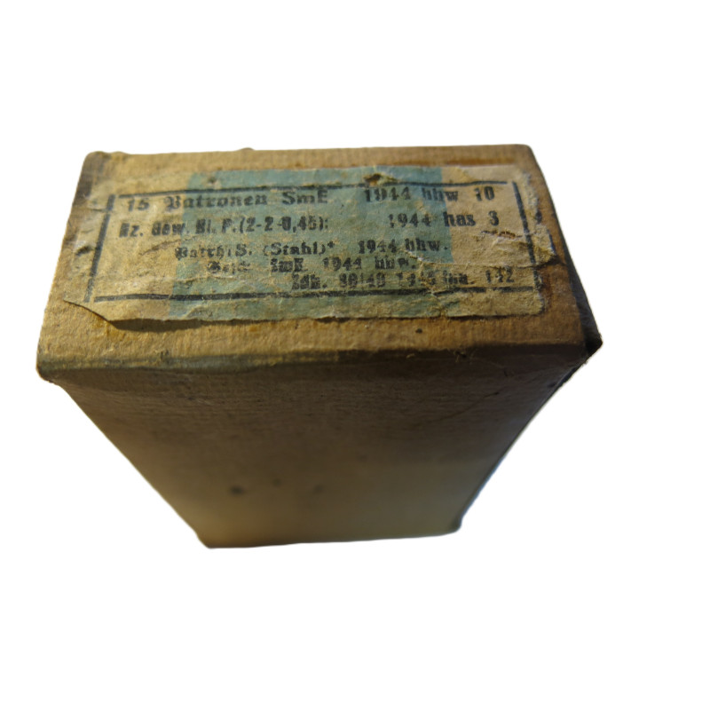 Boite pleine 7.92 Mauser  SME 1944 hhw 10         categorie C