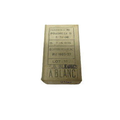 Boite  de 8 cartouches 8 mm Lebel a blanc  balle bois bleuies  categorie C