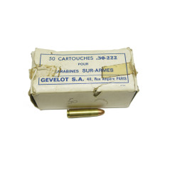 Boite de 50 cartouches 30-222 USM1  categorie C